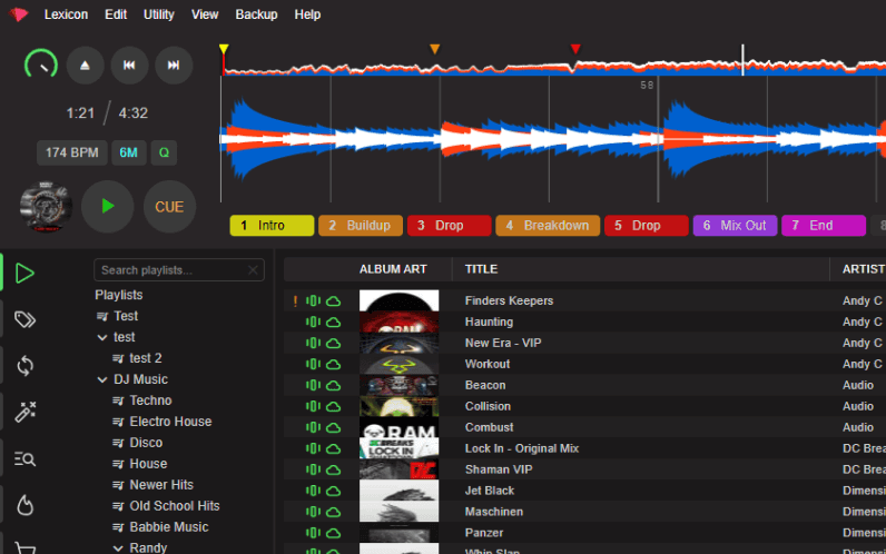 lexicon screenshot